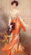 Giovanni Boldini Portrait of Elizabeth Wharton Drexel. oil on canvas